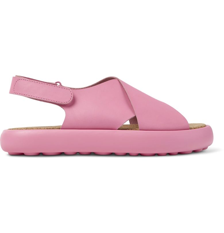 Кожени сандали Pelotas Flota - Розово - Camper