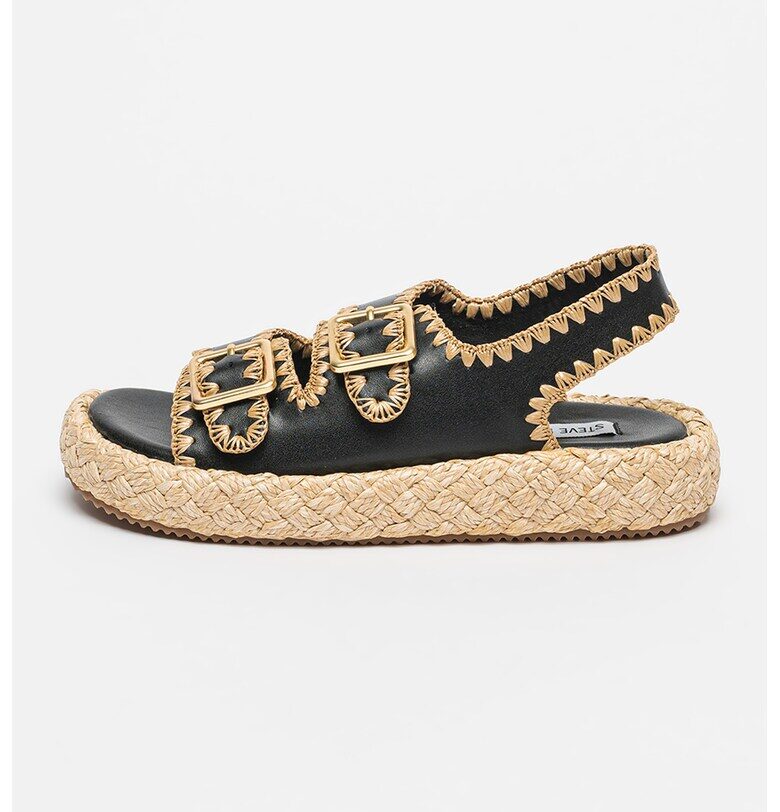 Кожени сандали с отворена пета Steve Madden