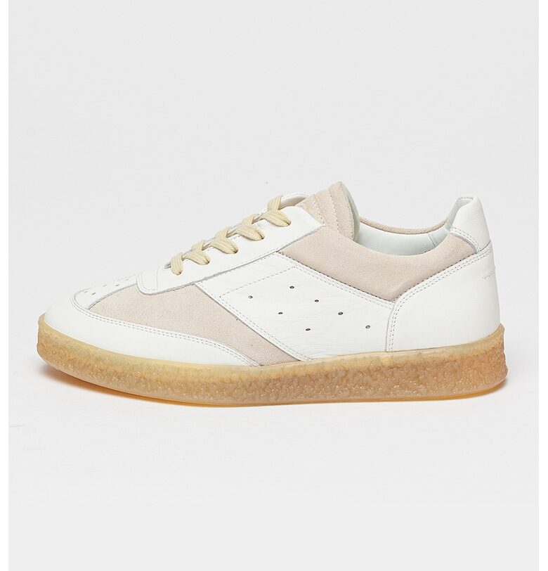 Кожени спортни обувки с велур MM6 MAISON MARGIELA