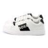 Кожени спортни обувки с лого BOSS Kidswear