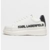 Кожени спортни обувки с лого KARL LAGERFELD KIDS