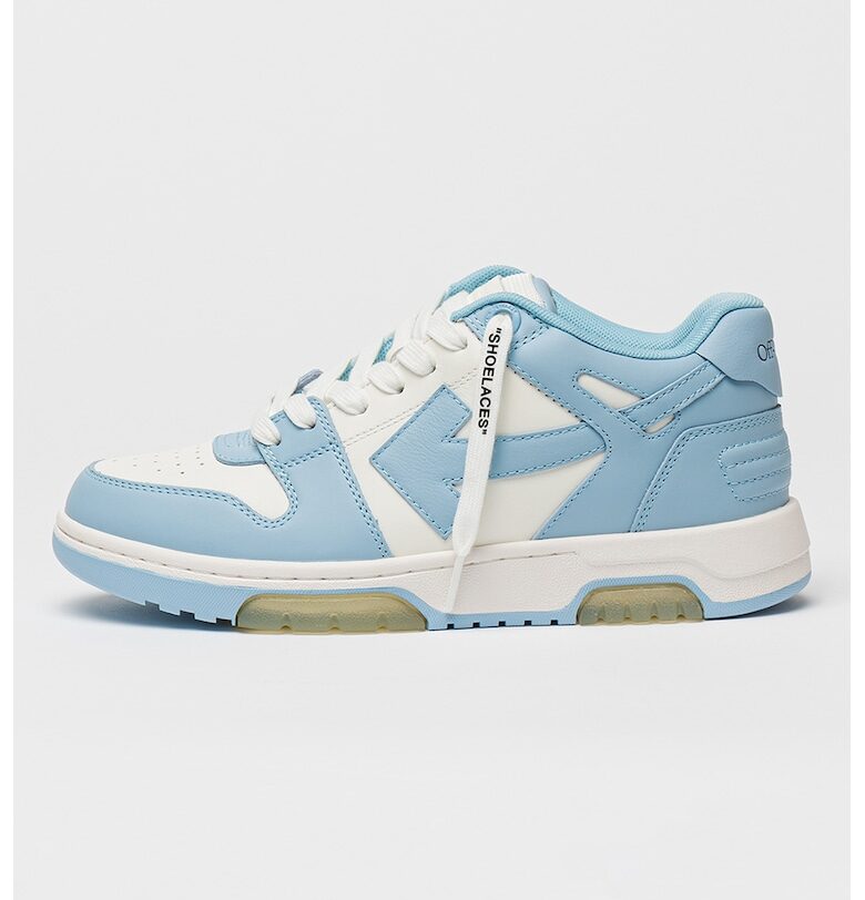 Кожени спортни обувки с лого OFF-WHITE