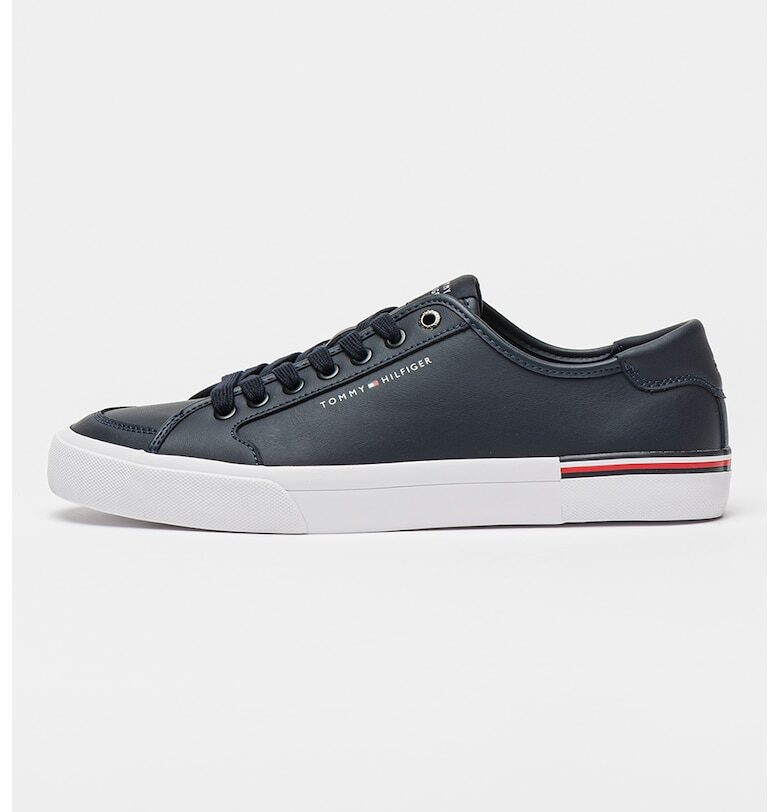 Кожени спортни обувки с лого Tommy Hilfiger