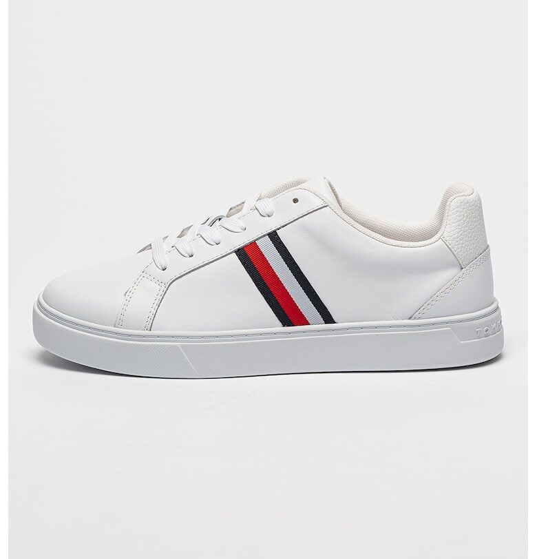 Кожени спортни обувки с лого Tommy Hilfiger