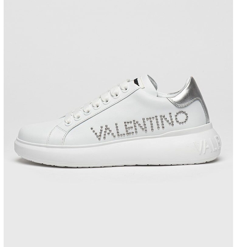 Кожени спортни обувки с лого от нитове Valentino