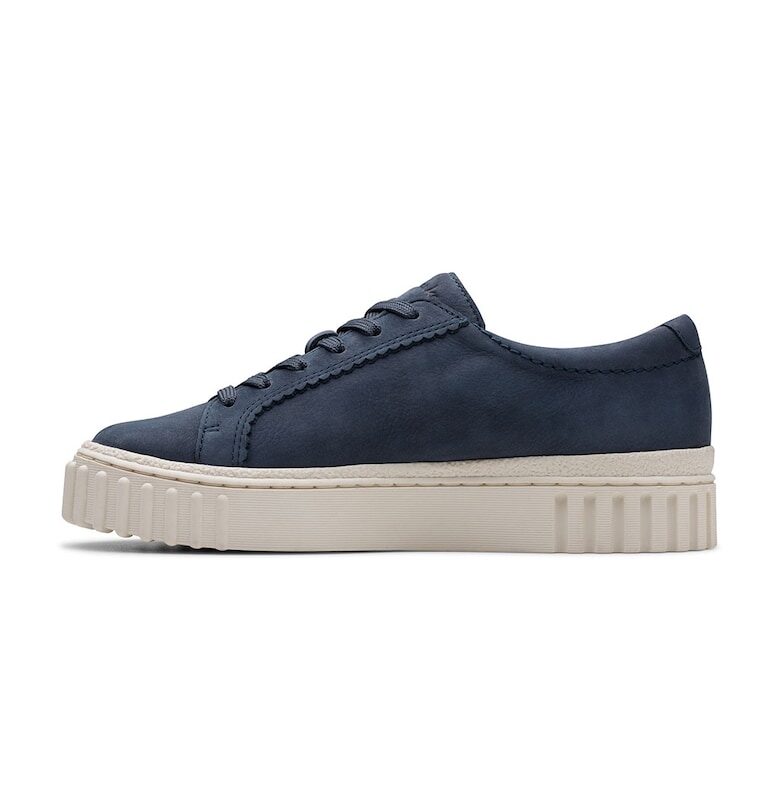 Кожени спортни обувки с нисък профил Clarks