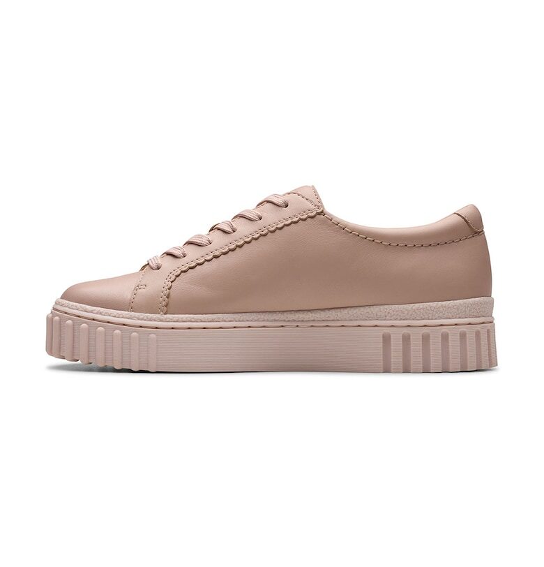 Кожени спортни обувки с нисък профил Clarks