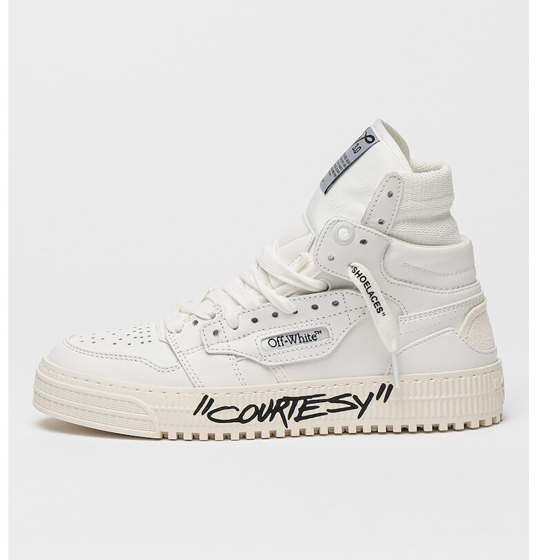 Кожени спортни обувки с текстил OFF-WHITE
