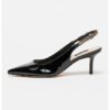 Лачени обувки Annae с отворена пета NINE WEST