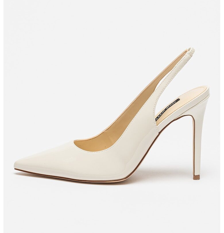 Лачени обувки Feather с отворена пета NINE WEST