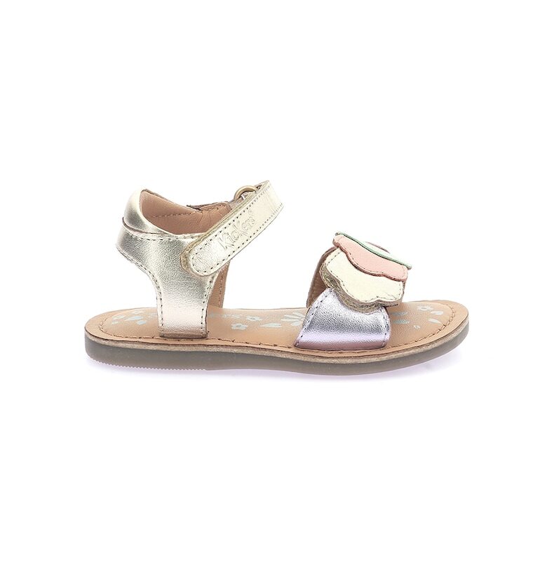 Лъскави кожени сандали Kickers kids