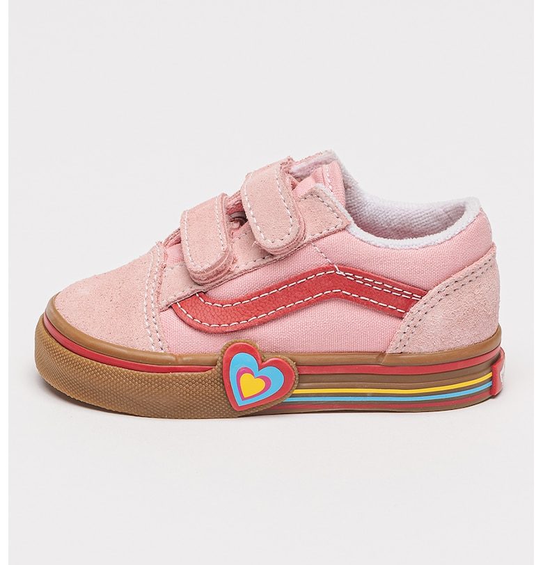 Маратонки Old Skool Heart с велур и велкро Vans