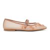 Мрежести пантофки с флорални апликации Steve Madden