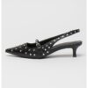 Обувки от еко кожа с декоративни камъни Steve Madden