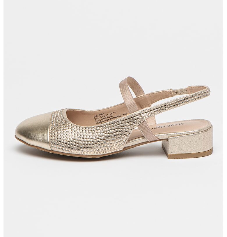 Пантофки от еко кожа с декоративни камъни Steve Madden