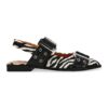 Пантофки от еко кожа с животинска шарка Steve Madden