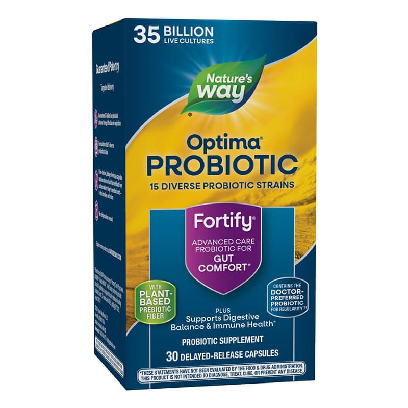 Пробиотик + пребиотици – ежедневна грижа - Fortify Optima Probiotic Everyday Care