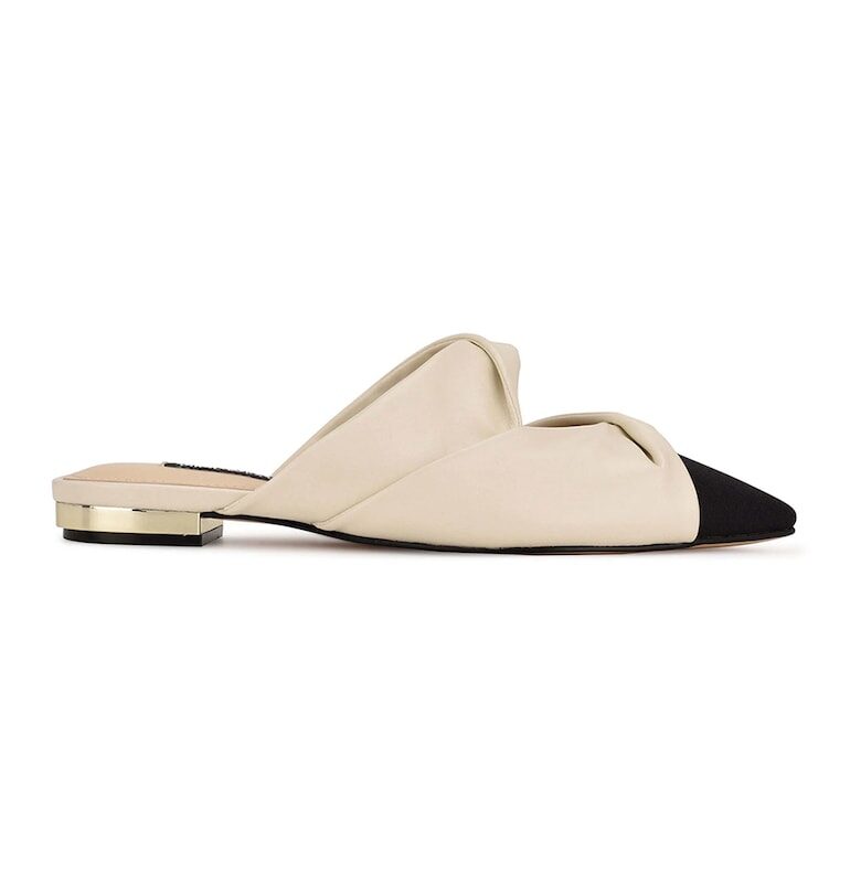 Сабо Findya от еко кожа с остър връх NINE WEST