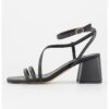 Сандали Georga от еко кожа с масивен ток NINE WEST