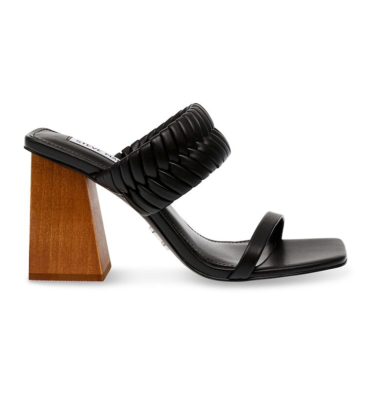 Сандали Raver от еко кожа с масивен ток Steve Madden