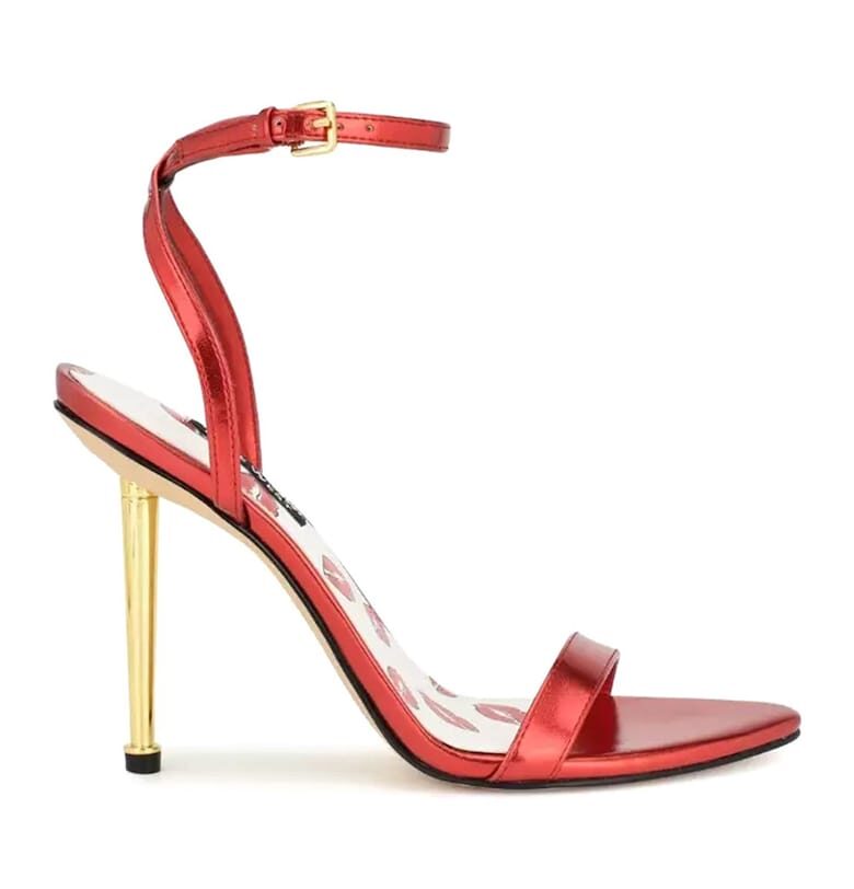Сандали Reina от еко кожа с висок ток NINE WEST