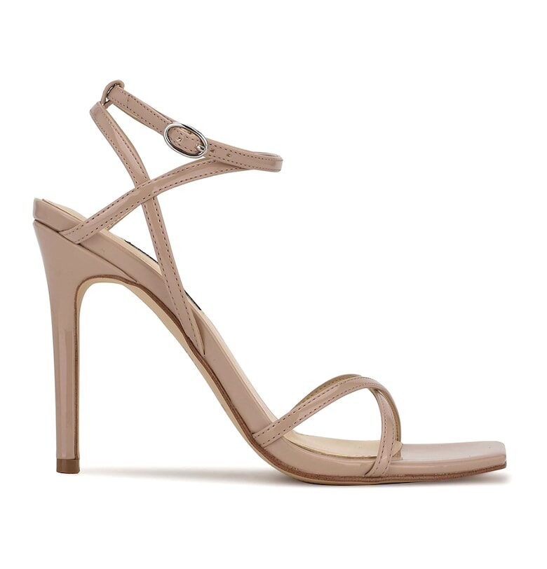 Сандали Tidle от еко кожа с висок ток NINE WEST