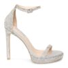Сандали стилето с декоративни камъни Steve Madden