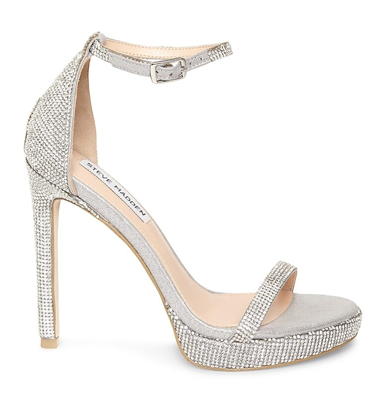 Сандали стилето с декоративни камъни Steve Madden