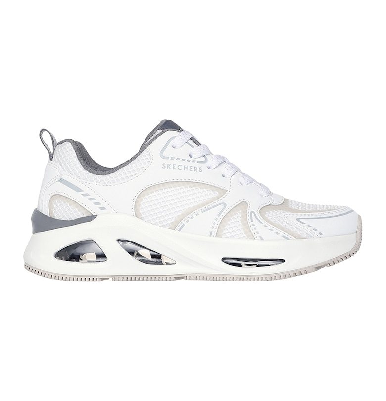 Скосени спортни обувки Uno Ego с еко кожа и текстил Skechers