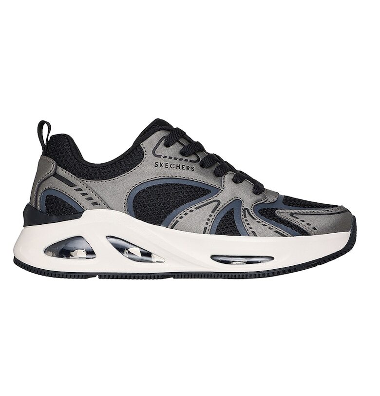 Скосени спортни обувки Uno Ego с еко кожа и текстил Skechers