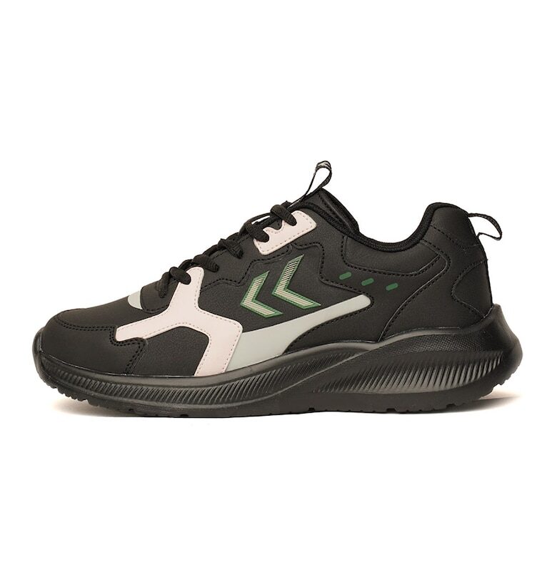 Скосени спортни обувки от еко кожа Hummel