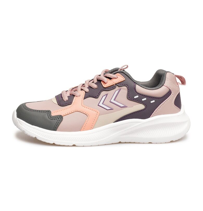 Скосени спортни обувки от еко кожа Hummel