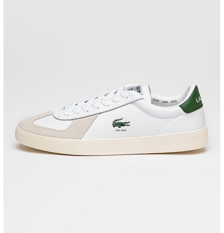Спортни обувки Baseshot Pro от кожа и велур Lacoste
