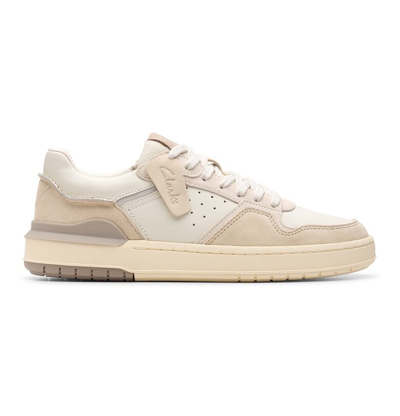Спортни обувки Court Lite с велур Clarks