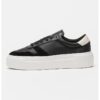 Спортни обувки Ff Cupsole с велур и връзки CALVIN KLEIN