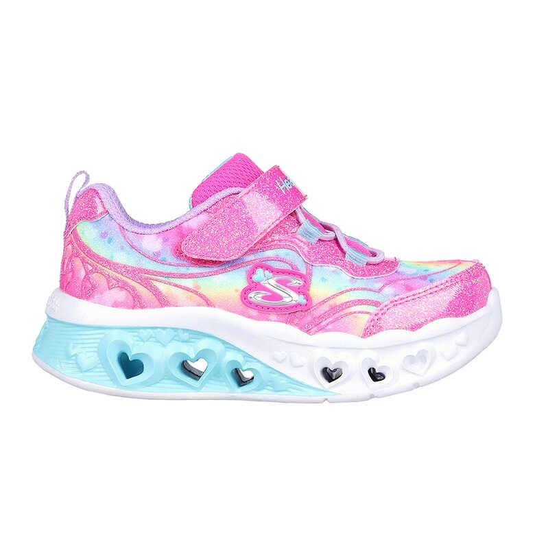Спортни обувки Flutter Heart Lights с бляскав ефект Skechers