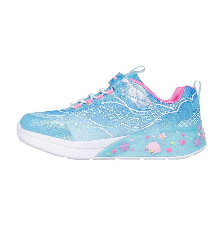 Спортни обувки Mermaid Dreams S-Lights с бутон On-Off Skechers