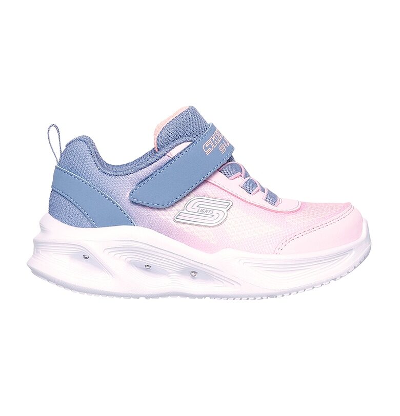 Спортни обувки S-Lights с LED светлини и велкро Skechers