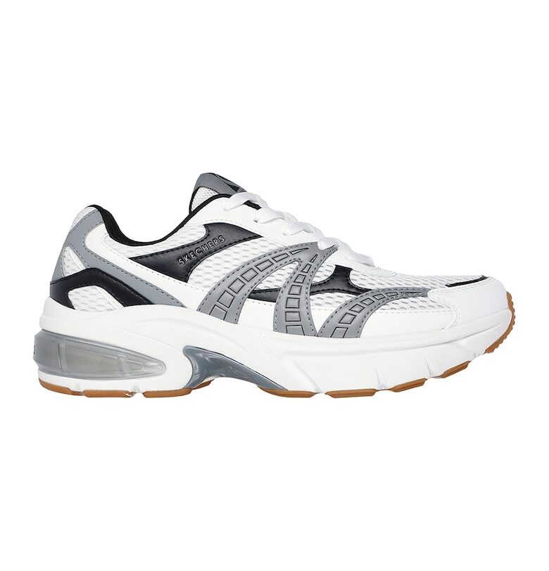 Спортни обувки Shadow Stel с еко кожа и мрежа Skechers