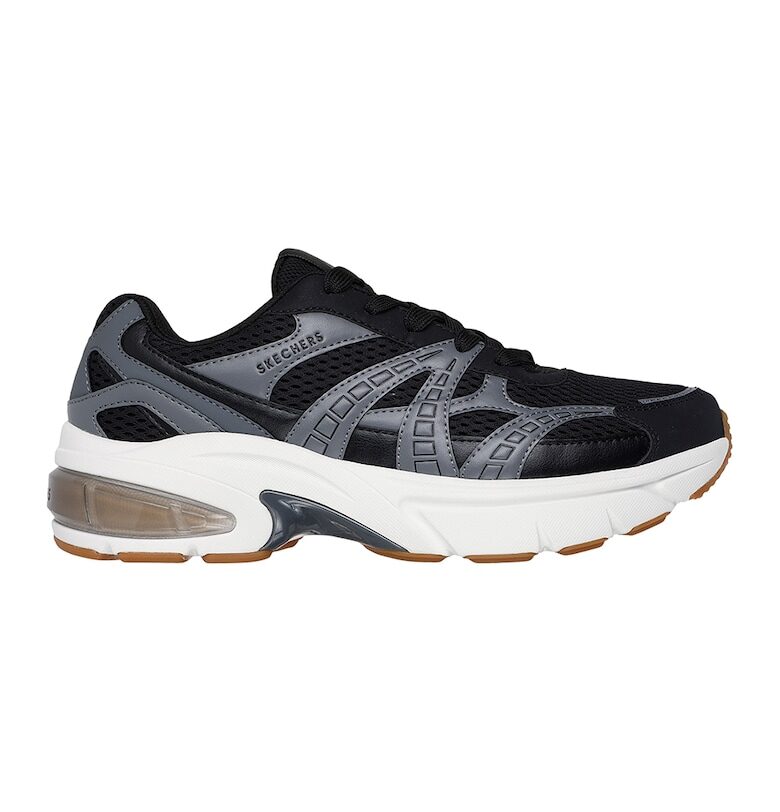 Спортни обувки Shadow Stel с еко кожа и мрежа Skechers
