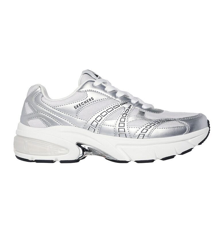 Спортни обувки Shadow Stel с еко кожа и мрежа Skechers
