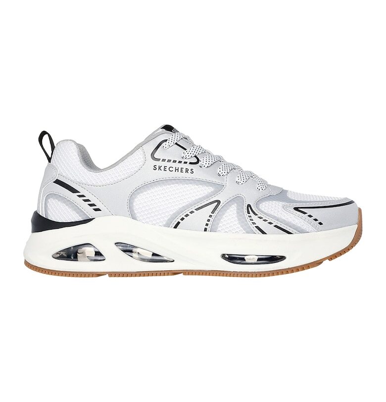 Спортни обувки Uno Ego с еко кожа с мрежа Skechers
