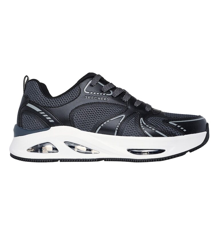 Спортни обувки Uno Ego с еко кожа с мрежа Skechers