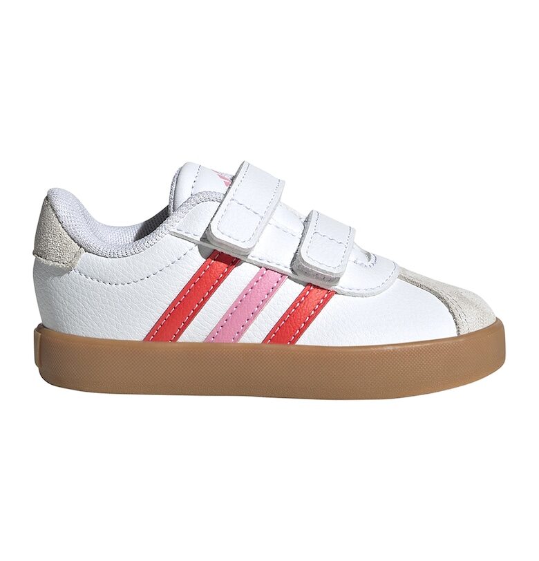 Спортни обувки VL Court от еко кожа и велур с велкро adidas Sportswear