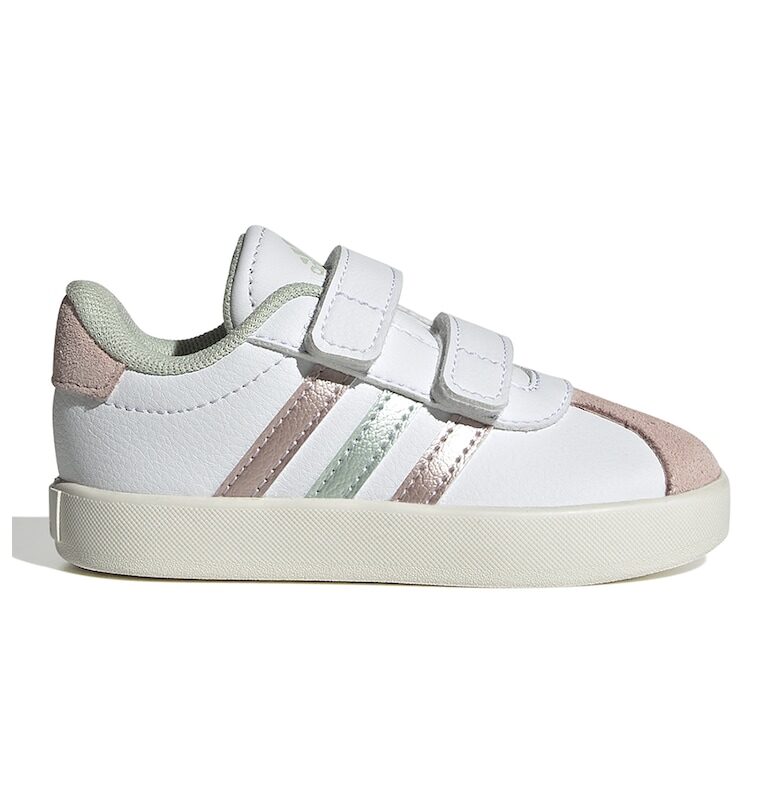 Спортни обувки VL Court от еко кожа и велур с велкро adidas Sportswear