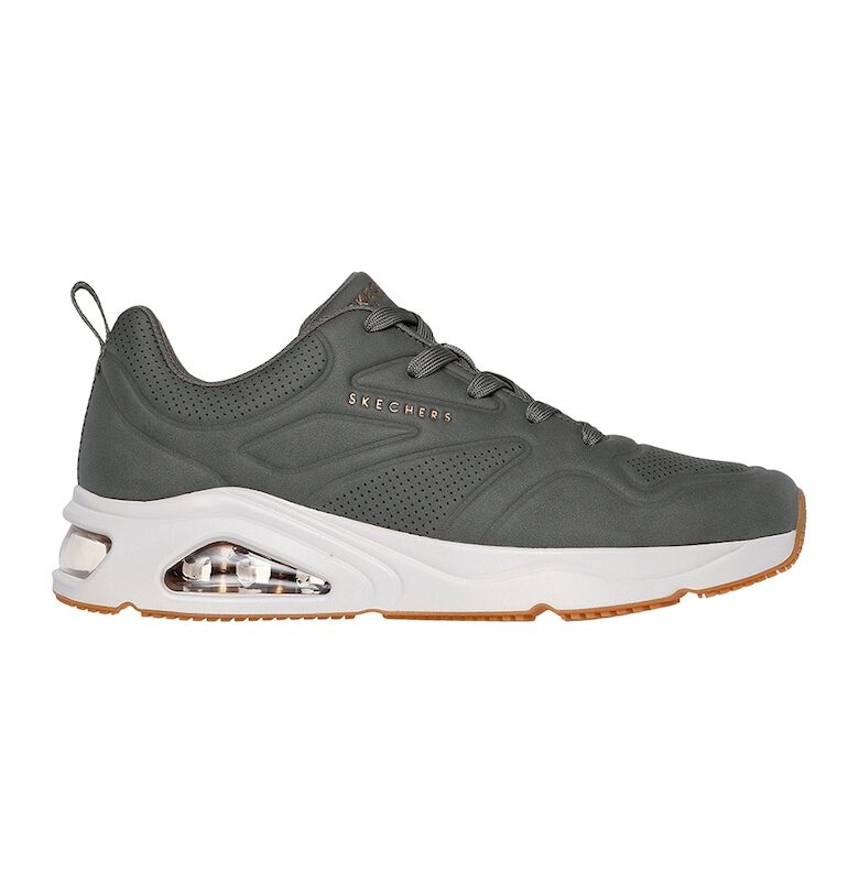 Спортни обувки от еко кожа Tress Air Uno с лого Skechers