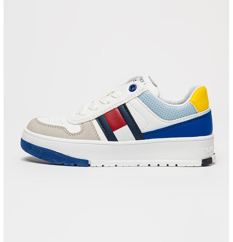 Спортни обувки от еко кожа в цветен блок Tommy Hilfiger