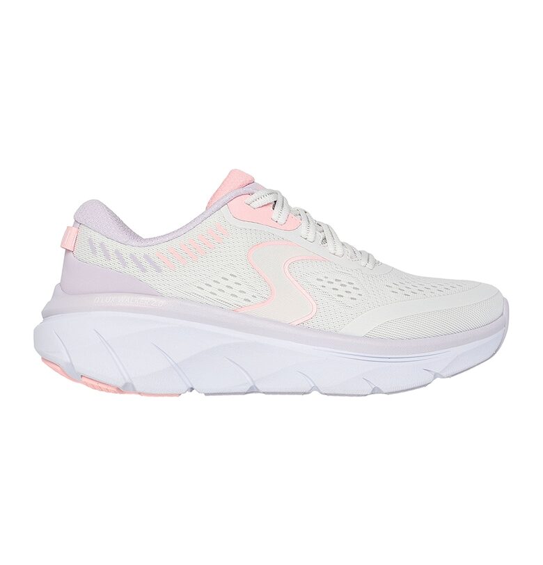 Спортни обувки от еко кожа с връзки Skechers