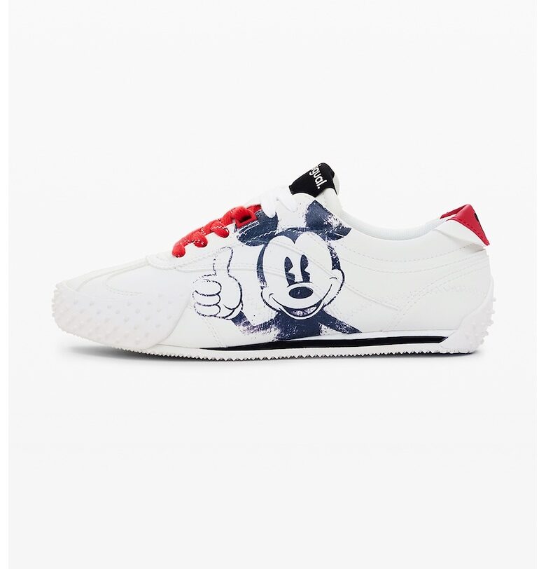 Спортни обувки от еко кожа с мотиви на Mickey Mouse DESIGUAL