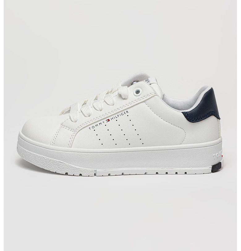 Спортни обувки от еко кожа с цип Tommy Hilfiger